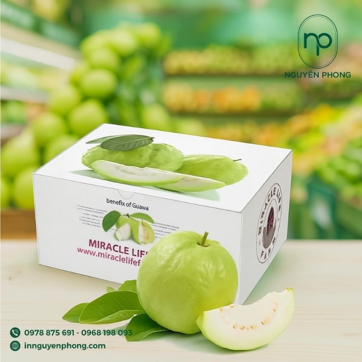 Thùng carton 3 lớp đựng 4-5 quả ổi